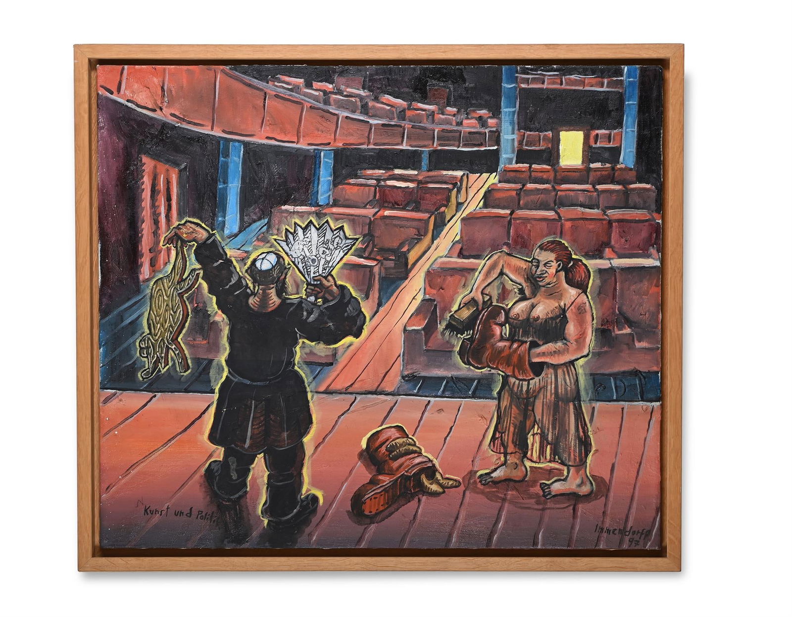 λ JÖRG IMMENDORFF (GERMAN 1945-2007), KUNST UND POLITIK (1 of 3)