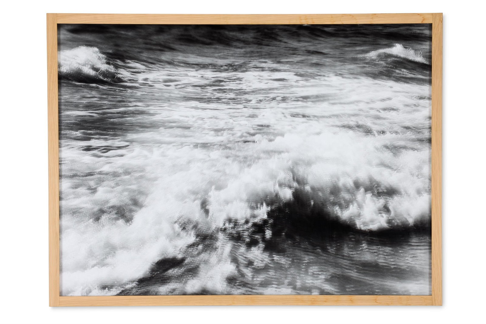 BEATRICE CARACCIOLO (ITALIAN, B. 1955, BRAZIL), WAVES, 2004: BEATRICE CARACCIOLO (ITALIAN, B. 1955, BRAZIL)WAVES, 2004Silkscreen glass over photographic print glued to aluminiumSigned, 'Beatrice Caracciolo', dated and inscribed on the verso67.5 x 92.6cm (26