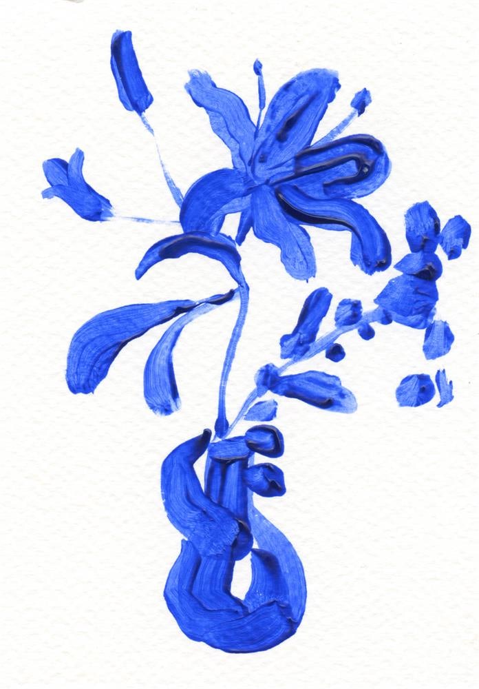 Elizabeth Power, Blue Study 1, 2025 (1 of 2)