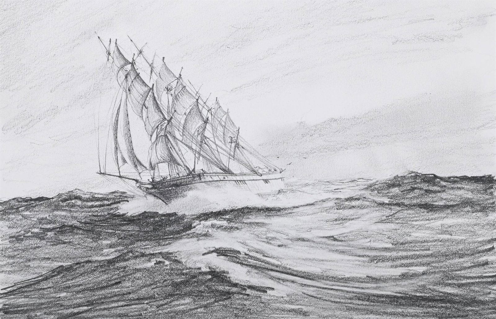 λ JOHN STEVEN DEWS (BRITISH B. 1949), SKETCH 6, AMOCO CALENDAR 1980: λ JOHN STEVEN DEWS (BRITISH B. 1949)SKETCH 6, AMOCO CALENDAR 1980Pencil19 x 30cm (7¼ x 11¾ in.) λ indicates that this lot may be subject to Droit de Suite royalty charges. Please s