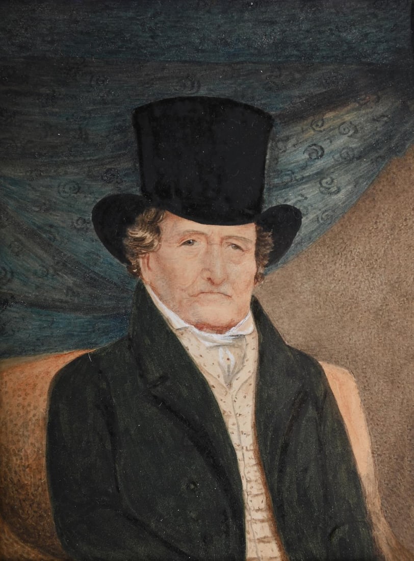 SARAH BIFFIN (BRITISH 1784 - 1850), PORTRAIT OF SAMUEL WILLIAMS SENIOR, AGED 90 (1 of 3)