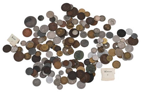 WORLD COINS, IN SILVER AND BASE METAL: WORLD COINS IN SILVER AND BASE METAL