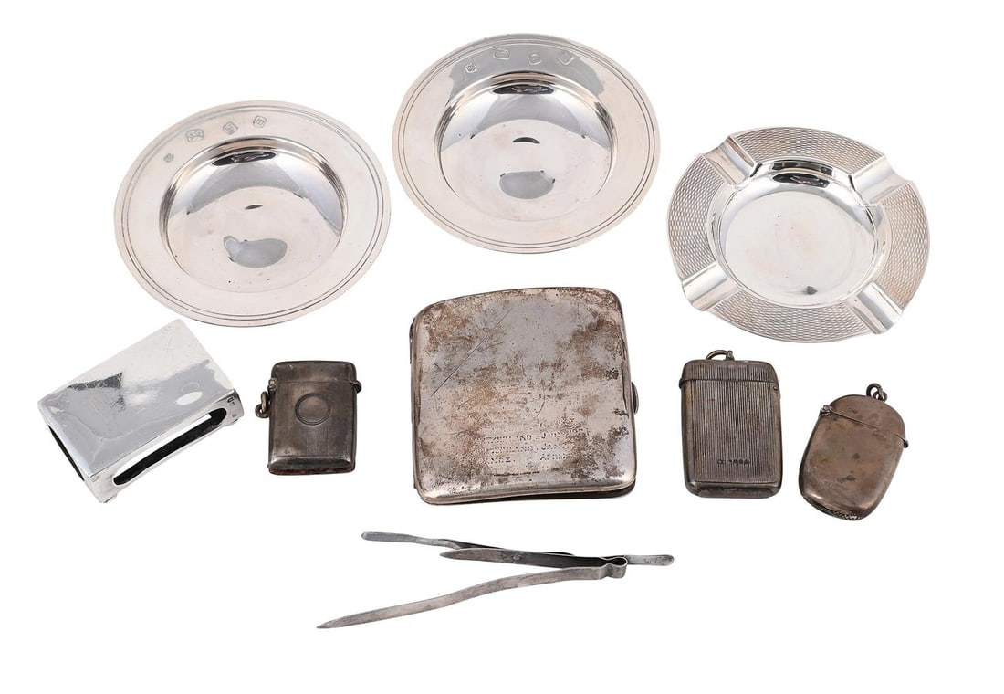 A COLLECTION OF SILVER ITEMS: A COLLECTION OF SILVER ITEMS To include