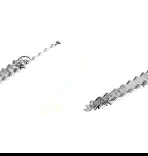 A VICTORIAN SILVER BOSUN'S WHISTLE: A VICTORIAN SILVER BOSUN&#39;S WHISTLE