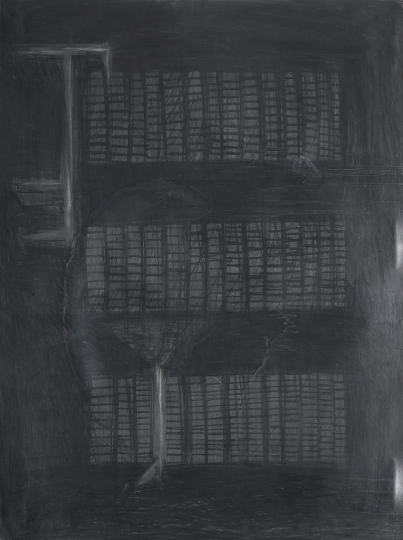 ROBERT WILSON (AMERICAN B. 1941), DRAWING FROM 'I WAS SITTING ON MY PATIO THIS GUY APPEARED...': ROBERT WILSON (AMERICAN B. 1941) DRAWING FROM 'I WAS SITTING ON MY PATIO THIS GUY APPEARED I THOUGHT I WAS HALLUCINATING'Pencil 54 x 75cm (21¼ x 29½ in.)Drawn in 1977. Provenance:Paula Coope