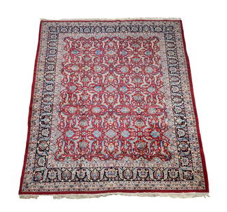 A KERMAN CARPET: A KERMAN CARPET Approximately 391 x 295