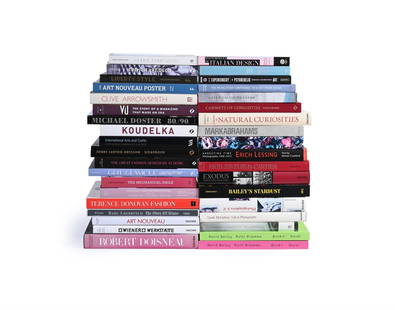 Ɵ A COLLECTION OF 37 HARDBACK BOOKS WITH REFERENCE TO FASHION: ? A COLLECTION OF 37 HARDBACK BOOKS WITH REFERENCE TO FASHION, PHOTOGRAPHY AND MODERN DESIGNPlease note: Book lots are not subject to return ? Indicates that the lot is a zero rated item and therefore