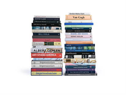 Ɵ A COLLECTION OF 40 HARDBACK BOOKS RELATING TO MODERN AND CONTEMPORARY ARTISTS AND ART: ? A COLLECTION OF 40 HARDBACK BOOKS RELATING TO MODERN AND CONTEMPORARY ARTISTS AND ARTPlease note: Book lots are not subject to return ? Indicates that the lot is a zero rated item and therefore subj
