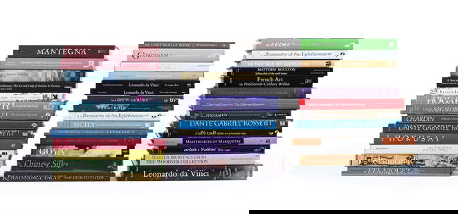 Ɵ A COLLECTION OF 42 HARDBACK BOOKS RELATING TO 17TH, 18TH AND 19TH CENTURY ARTISTS AND ART: ? A COLLECTION OF 42 HARDBACK BOOKS RELATING TO 17TH, 18TH AND 19TH CENTURY ARTISTS AND ART REFERENCESPlease note: Book lots are not subject to return ? Indicates that the lot is a zero rated item and