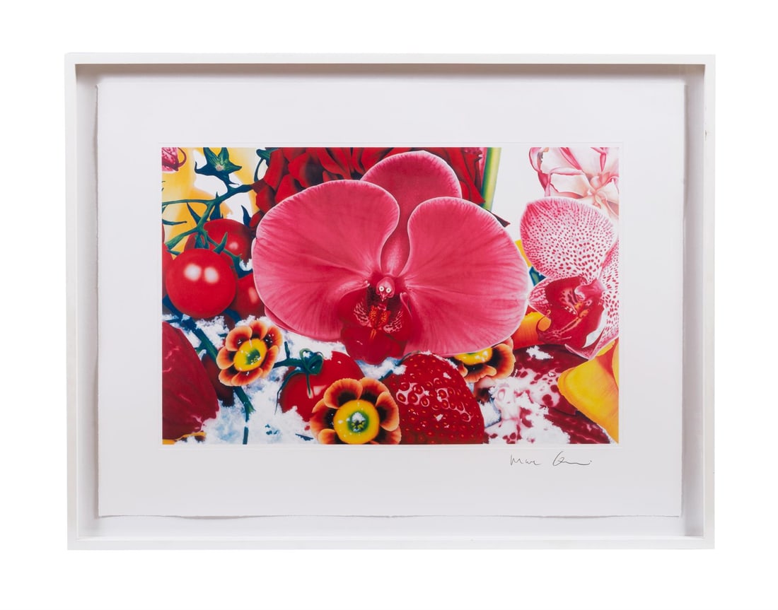 λ MARC QUINN (BRITISH B. 1964) FLOWERS, SET OF THREE : ? MARC QUINN (BRITISH B. 1964)FLOWERS, SET OF THREE Pigment printEach signed in pencil Each 36 x 54cm (14 x 21in.) (3) ? indicates that this lot may be subject to Droit de Suite royalty charges. Pleas