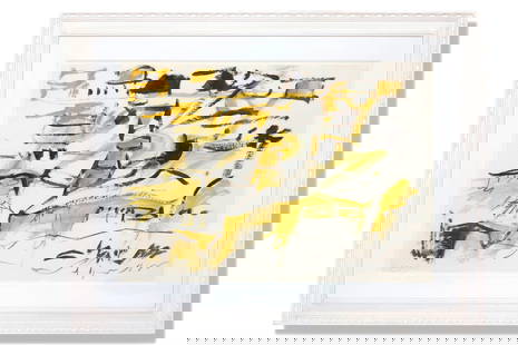 λ TEDDY MILLINGTON-DRAKE (BRITISH 1932-1994), ABTRACT COMPOSITION: &#955; TEDDY MILLINGTON-DRAKE (BRITISH 1932-1994)ABTRACT COMPOSITIONWatercolour on paperSigned 'Millington Drake' (lower left)68 x 96.5cm (26&#190; x 37 in.) &#955; indicates that this lot may be subj