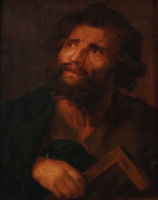 Circle of Benjamin Robert HaydonThe Penitent Thief: Circle of Benjamin Robert Haydon The Penitent Thief Oil on canvas60 x 48.5cm (23 3/4 x 19 in)