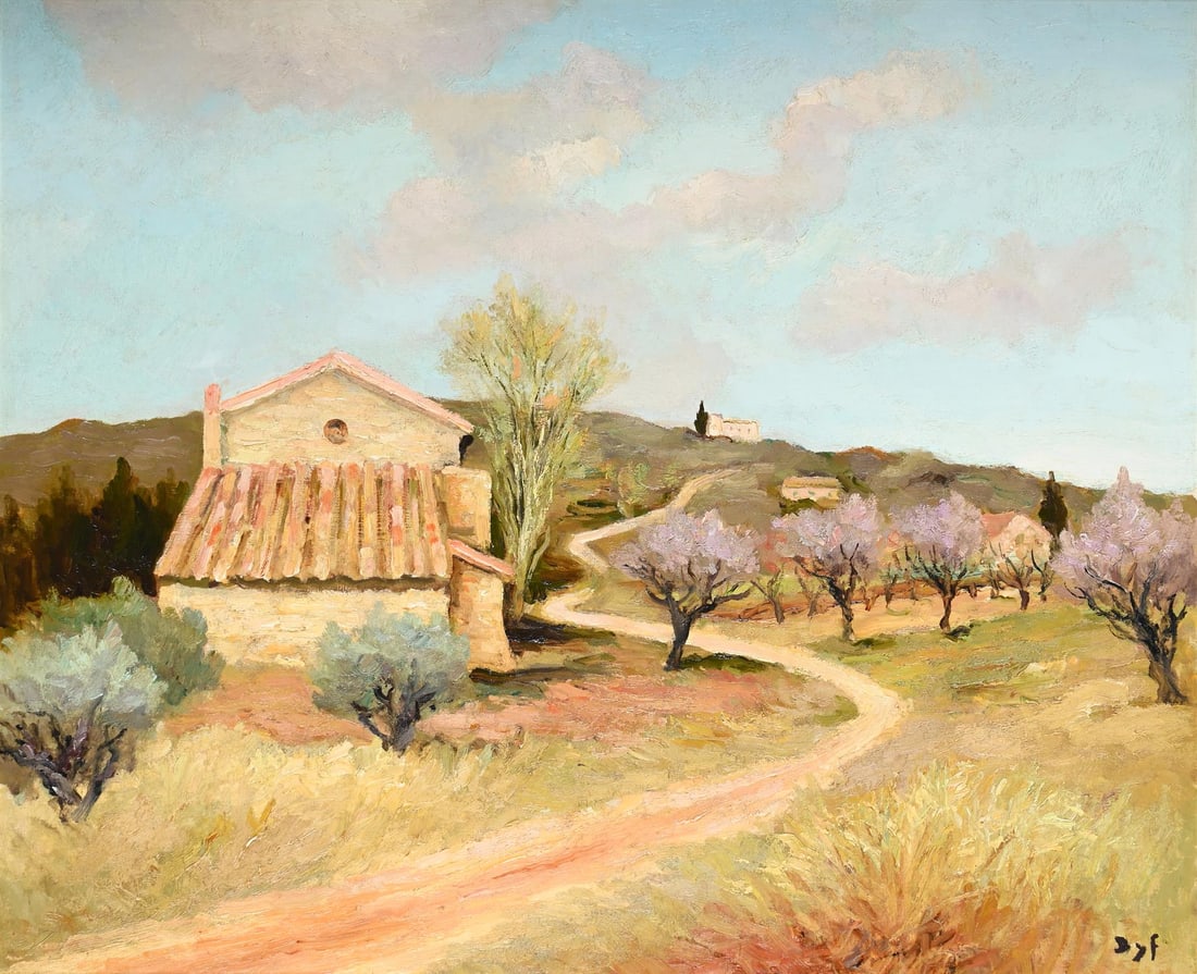 λ MARCEL DYF (FRENCH 1899-1985), LE MOULIN DE MARC: λ MARCEL DYF (FRENCH 1899-1985)LA BERGERIE D'EYGALIÈRESOil on canvasSigned (lower right)59 x 72cm (23 x 28¼ in.)Painted in 1982. Provenance:Frost & Reed, LondonThe work is registered in
