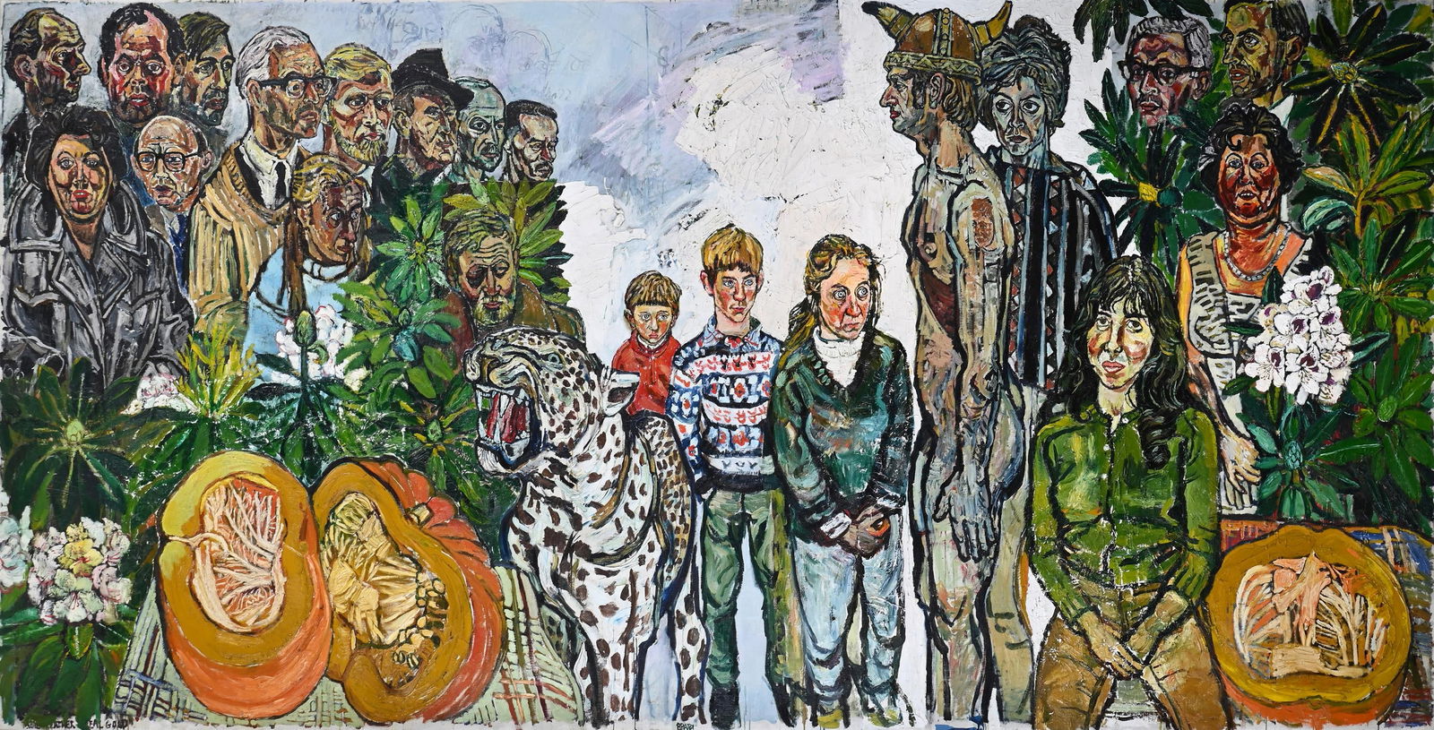 λ JOHN BRATBY (BRITISH 1928-1992), BRUCE LACEY IN TACITUS' TRAVESTY OF SENECA: λ JOHN BRATBY (BRITISH 1928-1992)BRUCE LACEY IN TACITUS' TRAVESTY OF SENECA: 'THE PUMPKINIFICATION OF THE APOTHEOSIS AND DEIFICATION OF CLAUDIUSOil on canvas Signed (lower centre), inscribed Real