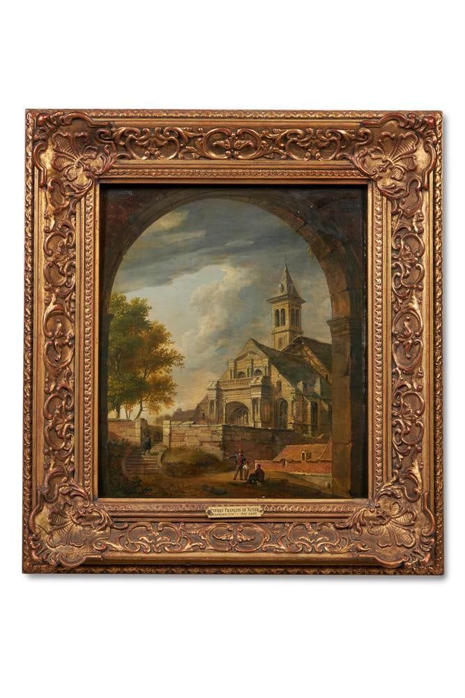 PIERRE FRANCOIS DE NOTER (FRENCH 1779-1843), L'EGLISE DE SAINT-GERVAIS (1 of 3)