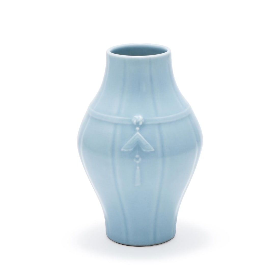 A Chinese 'Clair-de-Lune' pporcelain vase