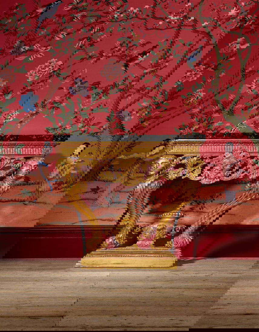 A GILTWOOD AND PORTORO MARBLE CONSOLE TABLE, IN THE MANNER OF WILLIAM KENT, POSSIBLY CIRCA 1740: A GILTWOOD AND PORTORO MARBLE CONSOLE TABLEIN THE MANNER OF WILLIAM KENT, POSSIBLY CIRCA 174079cm high, 89cm wide, 57cm deepProvenance:Charles Hammond, London, 1st May 1969Charles Hammond Ltd are reco