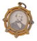 A Victorian reverse intaglio and turquoise pendant - 2