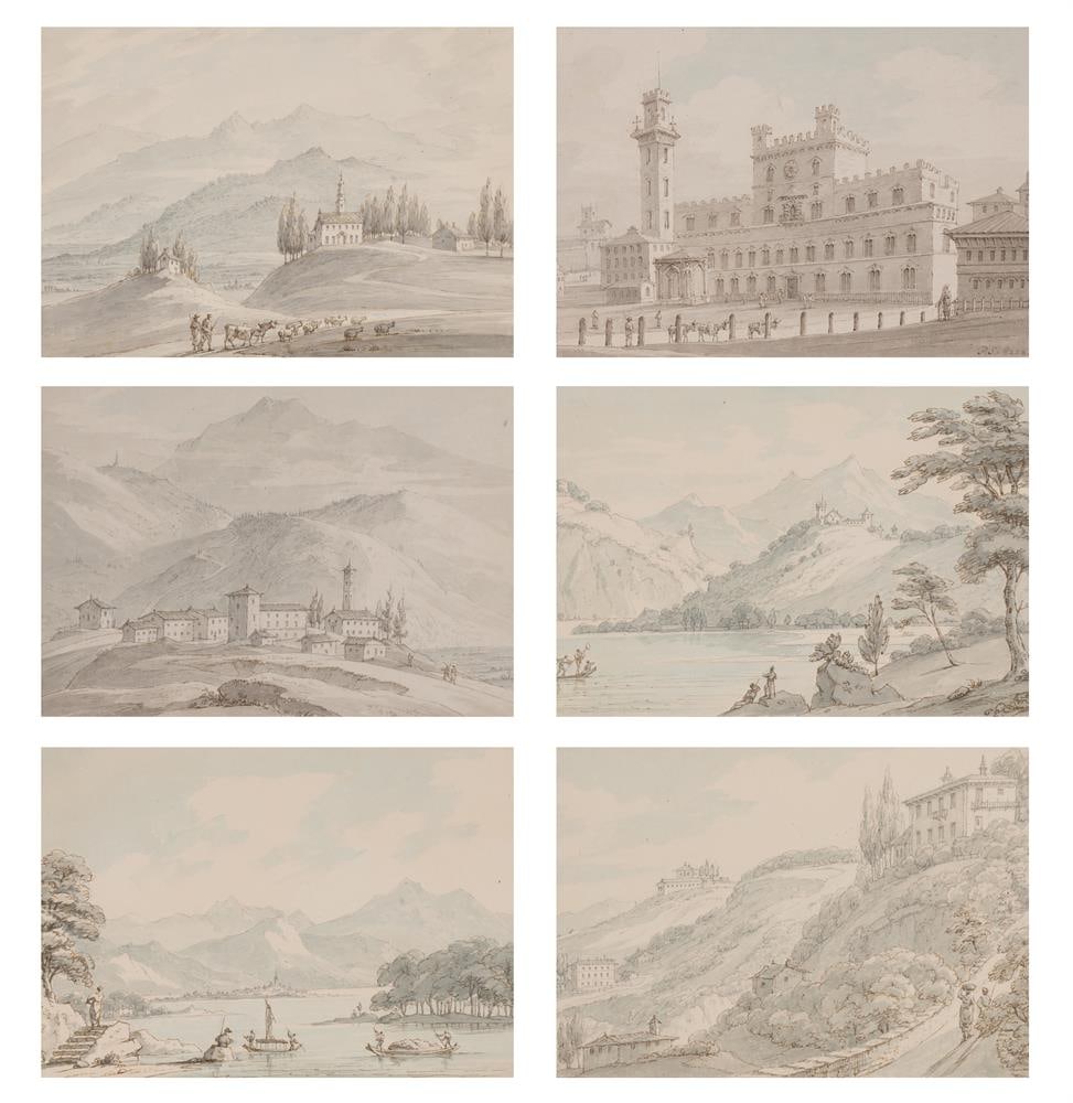 PAUL SANDBY MUNN (BRITISH 1773-1845), THE TOWN HALL AT SIENNA (12): PAUL SANDBY MUNN (BRITISH 1773 - 1845)