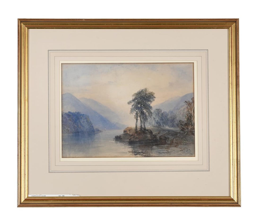 WILLIAM CALLOW (BRITISH 1812-1908), ON THE LAKE AT GUISACHAN: WILLIAM CALLOW (BRITISH 1812 - 1908)