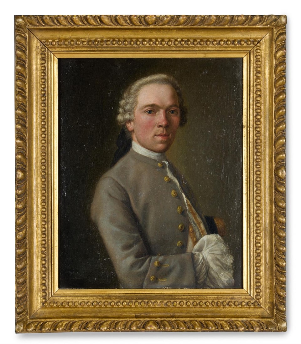ATTRIBUTED TO COSMO ALEXANDER (SCOTTISH 1724-1772), PORTRAIT OF DR WILLIAM GORDON OF MONTROSE (1 of 2)