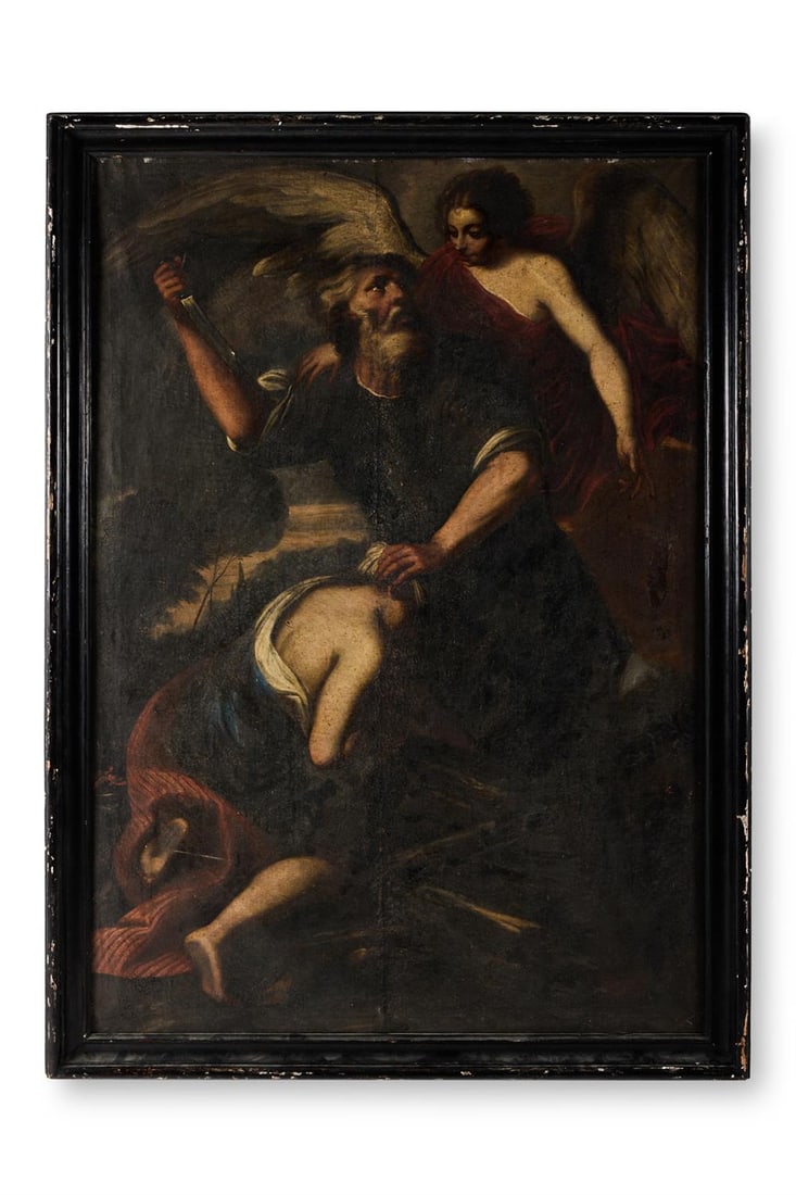 FOLLOWER OF GIOVANNI BATTISTA CARLONE, THE SACRIFICE OF ISAAC (1 of 2)