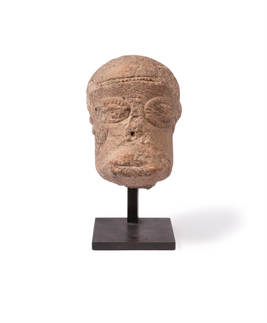 A DJENNE HEAD, MALI, 13TH CENTURY (1 of 3)