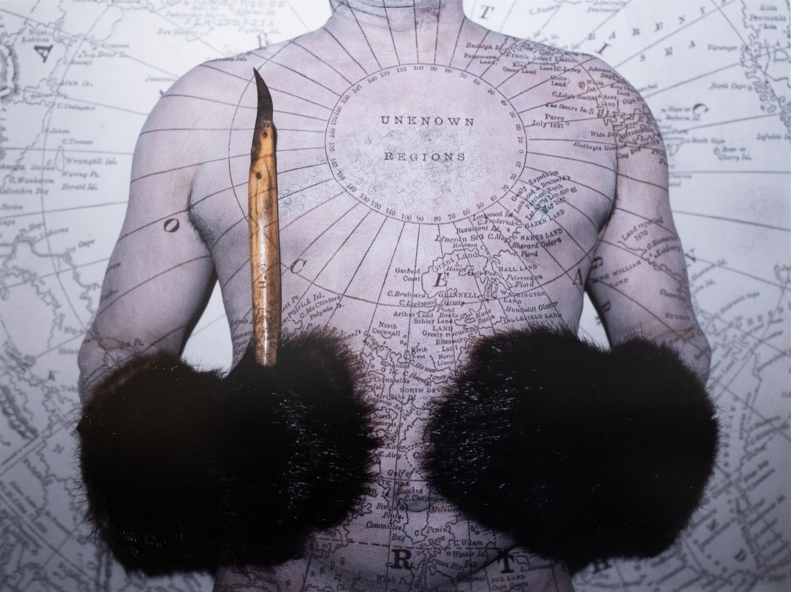 TERRY ADKINS (AMERICAN 1953-2014), TUWALUK, FROM THE SERIES NUTJITOK (POLAR STAR): TERRY ADKINS (AMERICAN 1953-2014)TUWALUK, FROM THE SERIES NUTJUITOK (POLAR STAR) AFTER MATTHEW HENSON 1866Digital print, 2011Signed, titled, dated 2011 and numbered 2/5 (verso)Image: 91.5 x 121cm (36