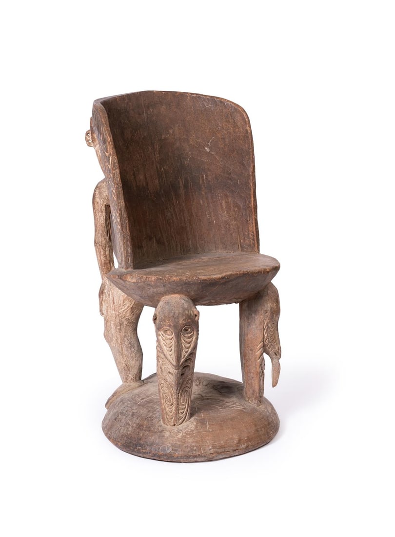 A IATMUL ORATOR’S STOOL (1 of 4)