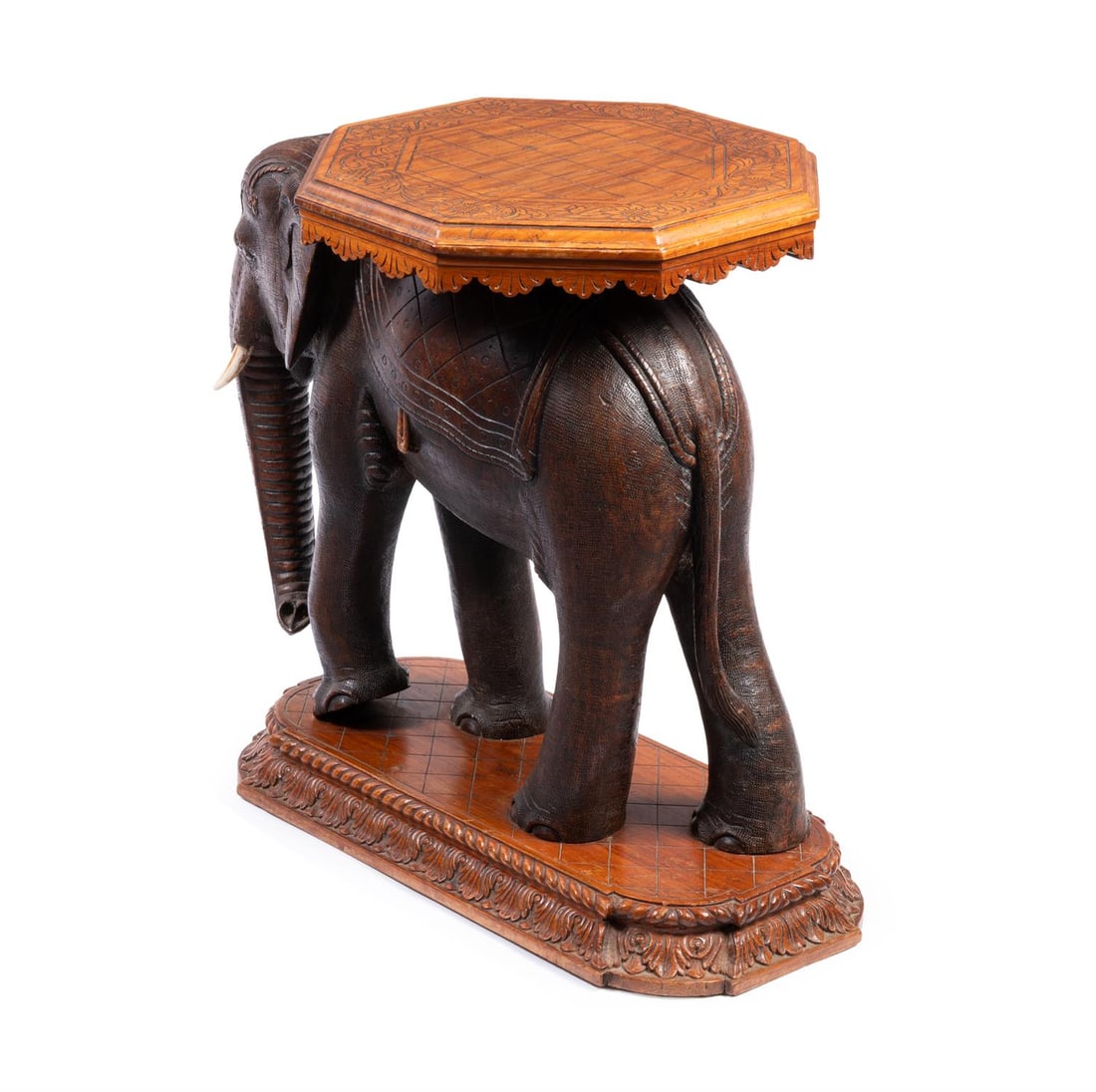 AN ELEPHANT STOOL - 4