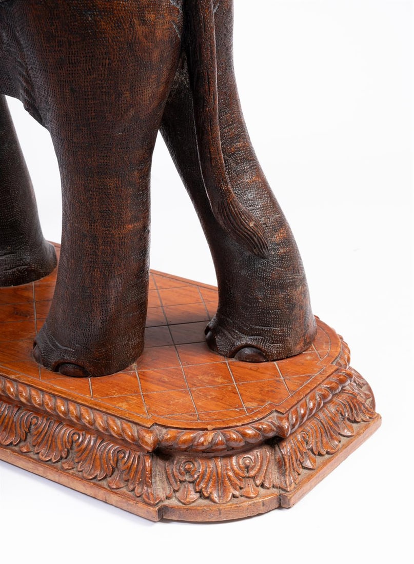 AN ELEPHANT STOOL - 5