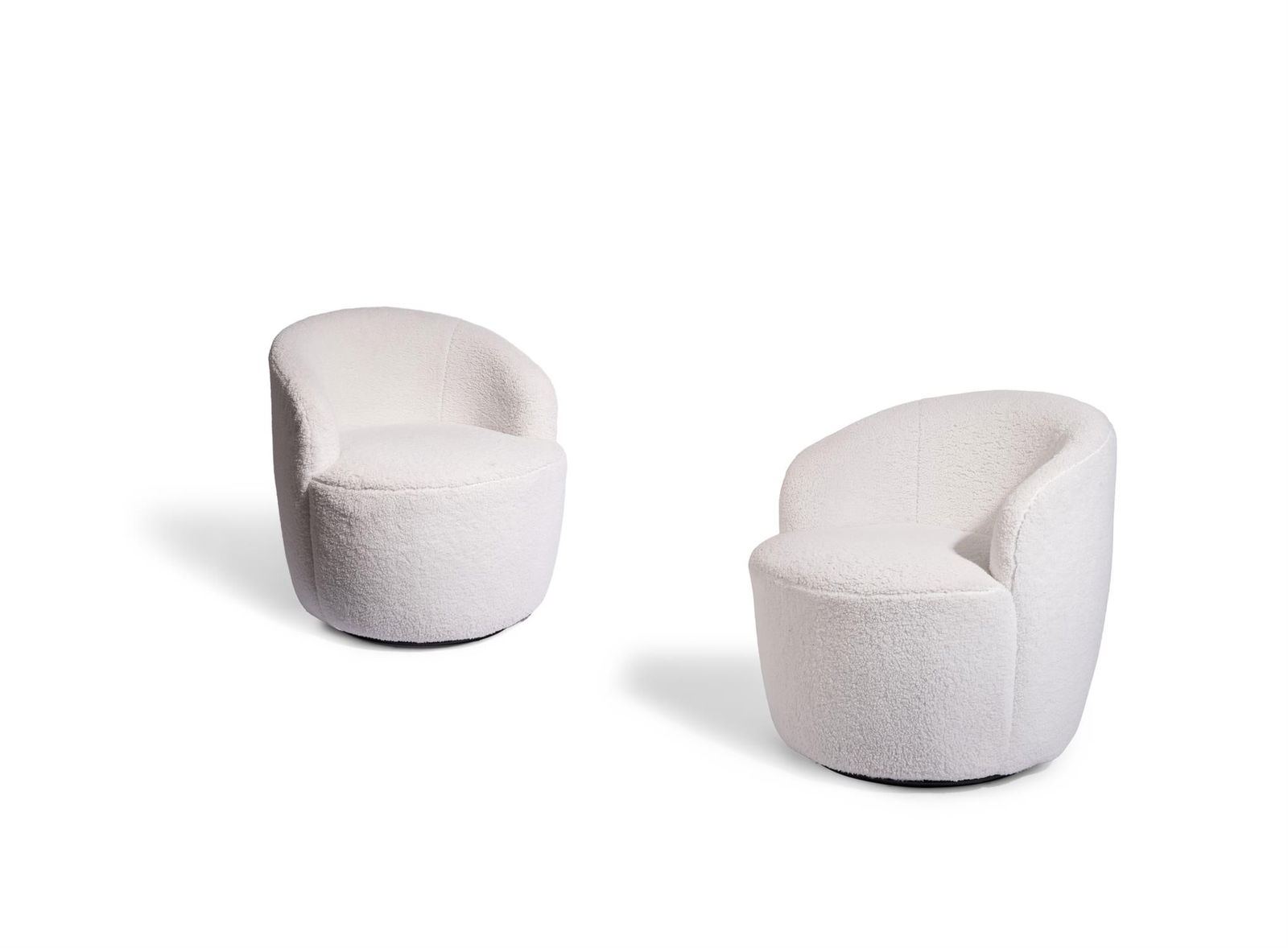 A PAIR OF TUB CHAIRS, MODERN (1 of 2)