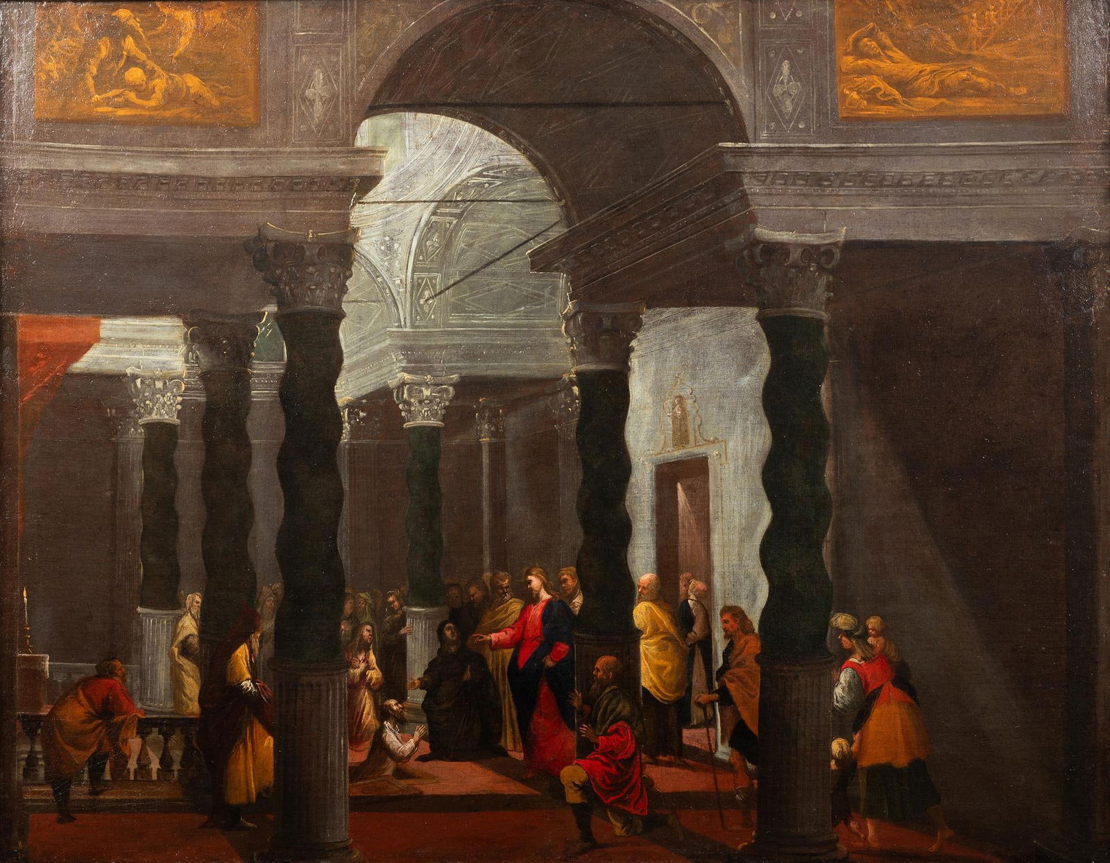 CIRCLE OF PIETRO PALTRONIERE, IL MIRANDOLESE (ITALIAN 1673-1741), THE RAISING OF LAZARUS (1 of 3)