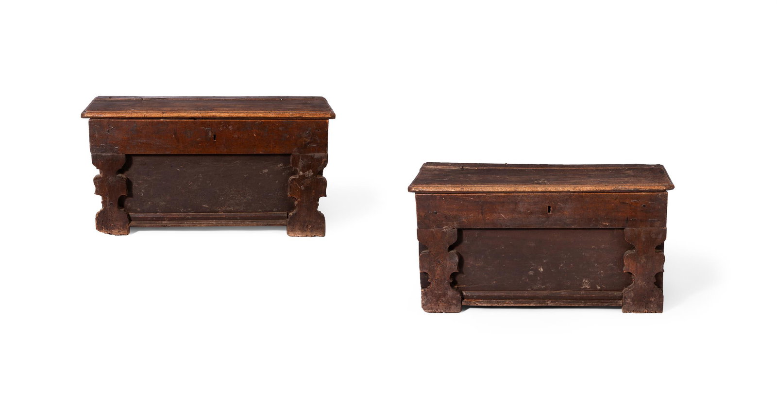 A PAIR OF WALNUT CHESTS, NORTH ITALIAN, 17TH/18TH CENTURY (1 of 1)