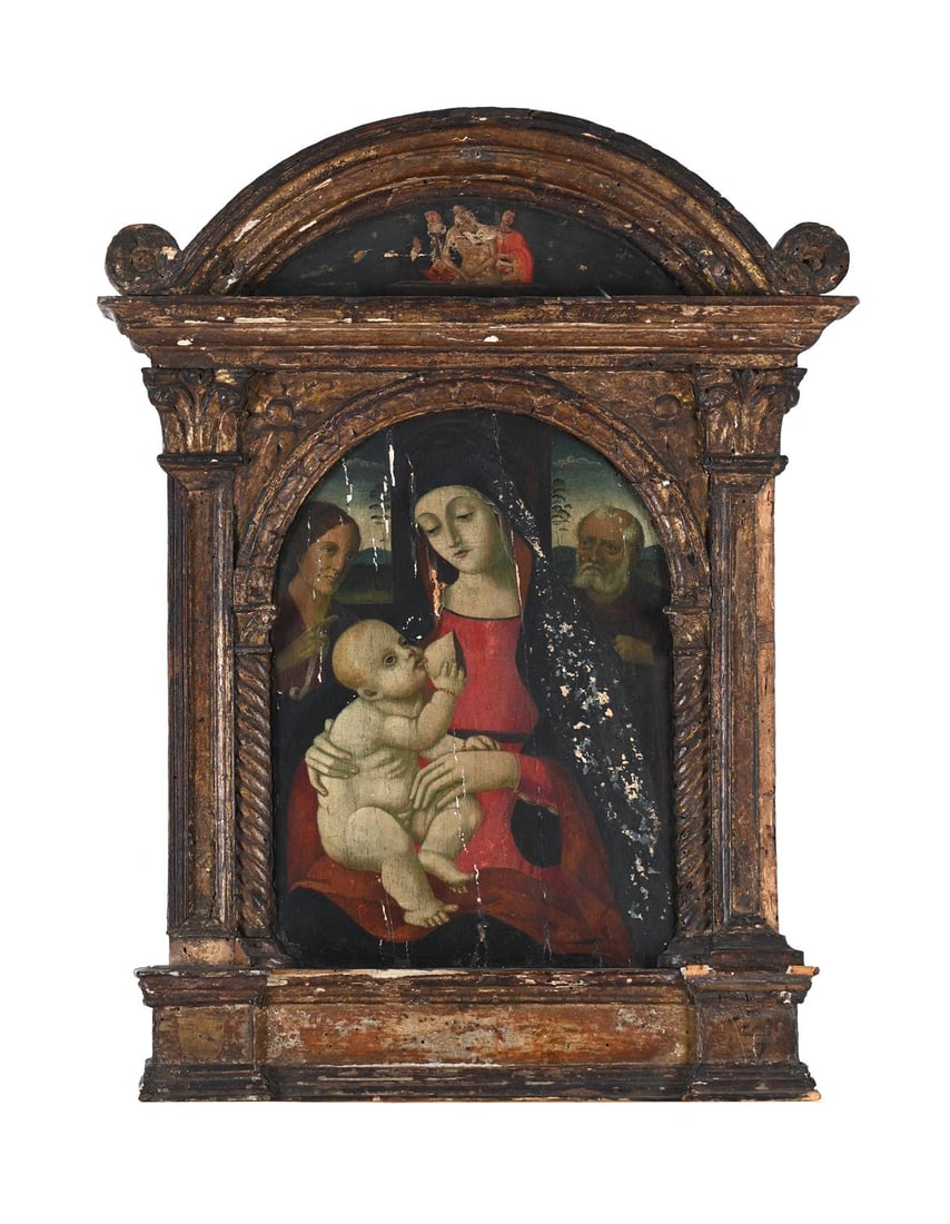 CIRCLE OF GIOVANNI BATTISTA ROSITI (ITALIAN CIRCA 1475-1545), THE NURSING MADONNA (2) (1 of 4)