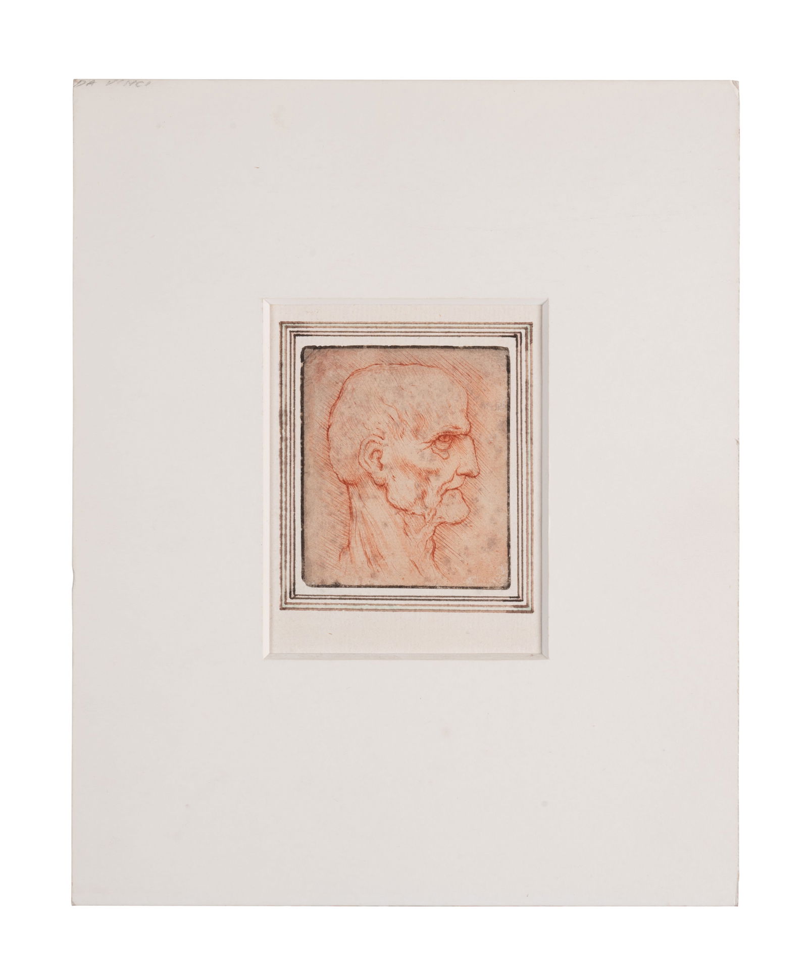 AFTER LEONARDO DA VINCI, HEAD OF A MAN IN PROFILE (1 of 3)