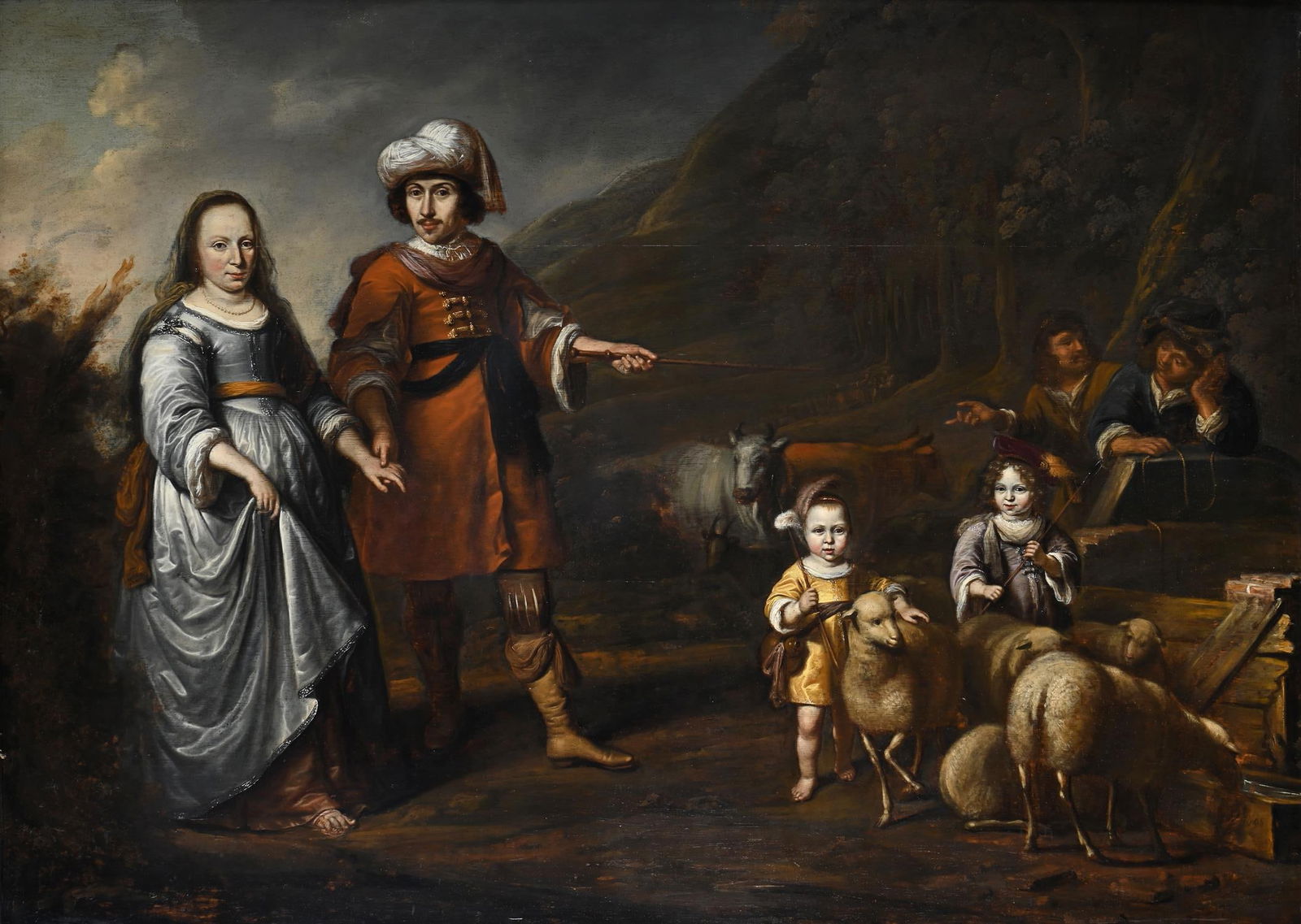 ISAAC JACOBSZ, VAN HOOREN (DUTCH CIRCA 1610-1651/2), PORTRAIT OF A GENTLEMAN AND A LADY (1 of 4)