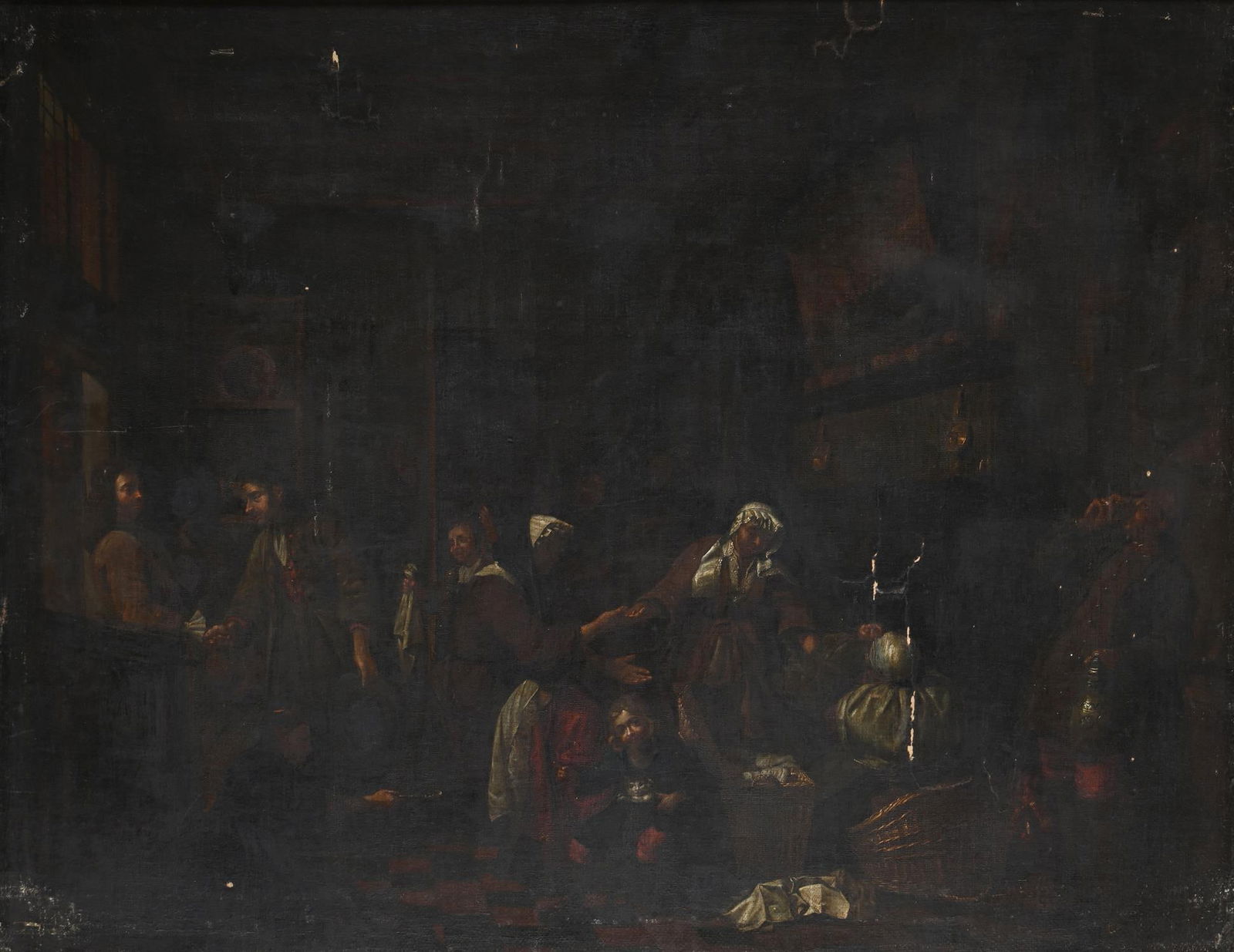 FOLLOWER OF RICHARD BRAKENBURGH, AN INTERIOR SCENE (1 of 3)