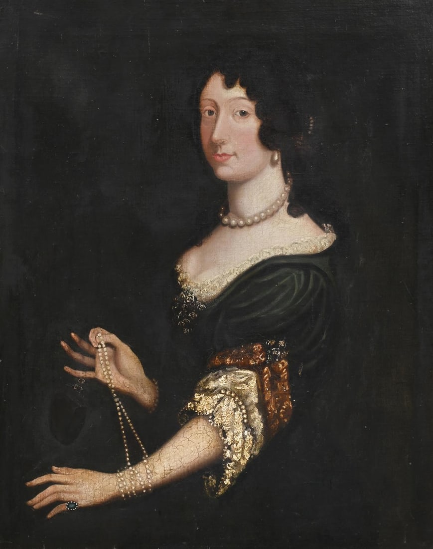 FOLLOWER OF SIR PETER LELY, PORTRAIT OF A LADY: FOLLOWER OF SIR PETER LELYPORTRAIT OF A LADYOil on canvas94 x 75cm (37 x 29½ in.)Unframed