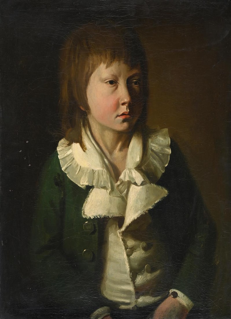 ATTRIBUTED TO ALEXANDER KUCHARSKI (POLISH 1741 - 1795), PORTRAIT OF LOUIS-CHARLES (1 of 3)