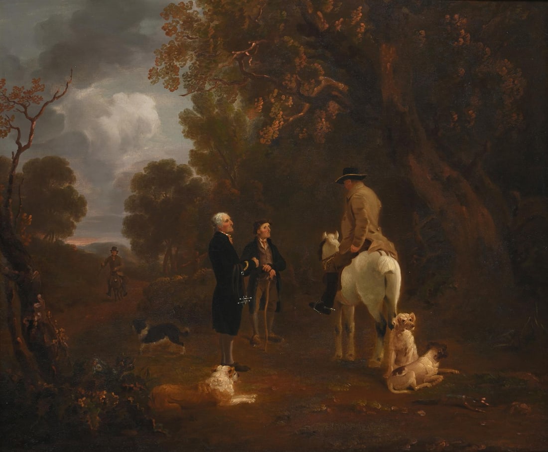 THOMAS BARKER OF BATH (BRITISH 1769-1847), THE SQUIRE'S INSTRUCTIONS (1 of 3)