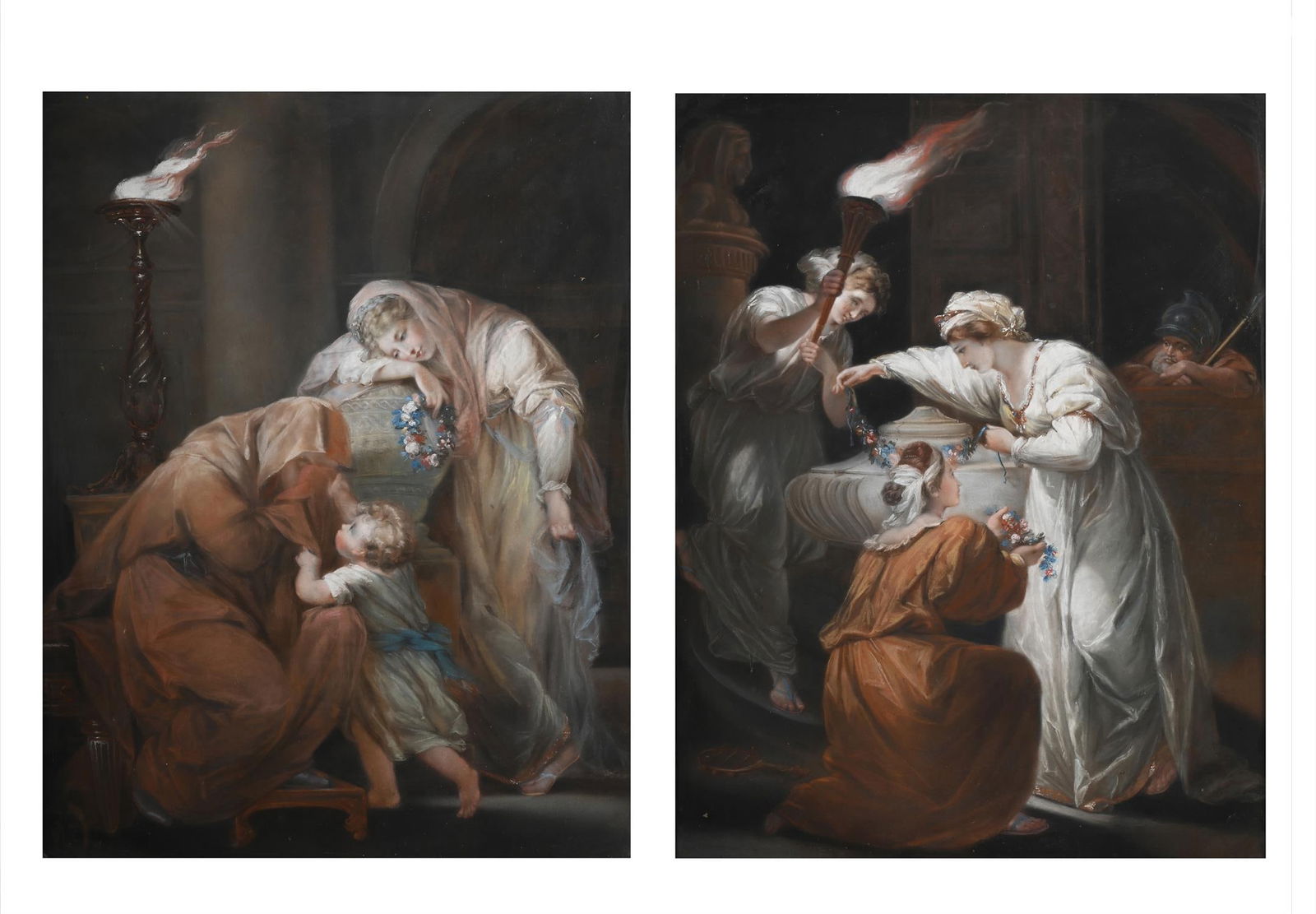 AFTER ANGELIKA KAUFFMAN, ANDROMACHE WEEPING OVER THE ASHES OF HECTOR (2) (1 of 9)