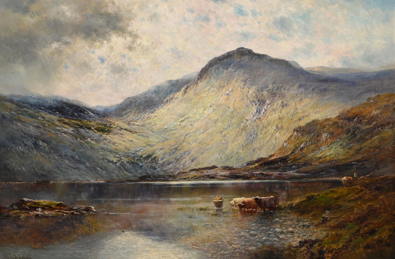 ALFRED DE BREANSKI SENIOR (BRITISH 1852-1928), LOCH LOMOND (1 of 3)