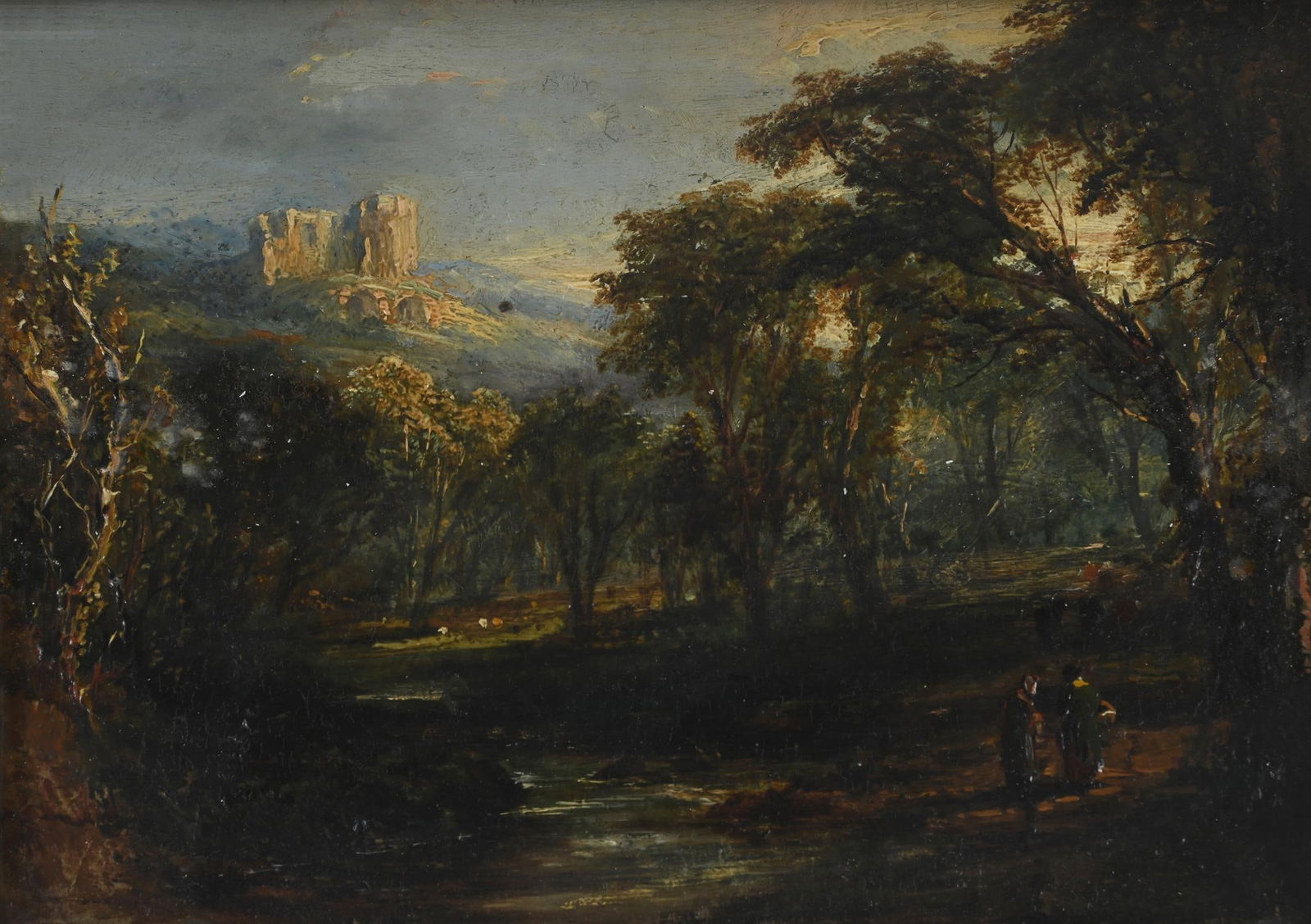 ATTRIBUTED TO FREDERICK HENRY HENSHAW (BRITISH 1807 - 1891), KENDAL CASTLE (1 of 3)