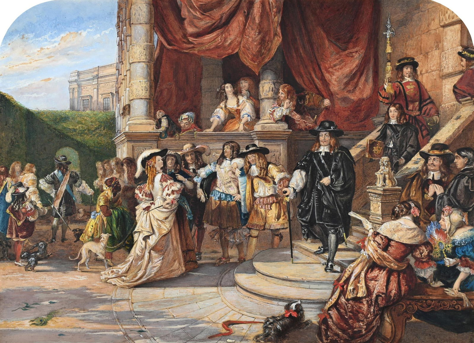 FELIX ROBERT ROFFE (BRITISH 1814-1887), THE DISGRACE OF CLARENDON (1 of 3)