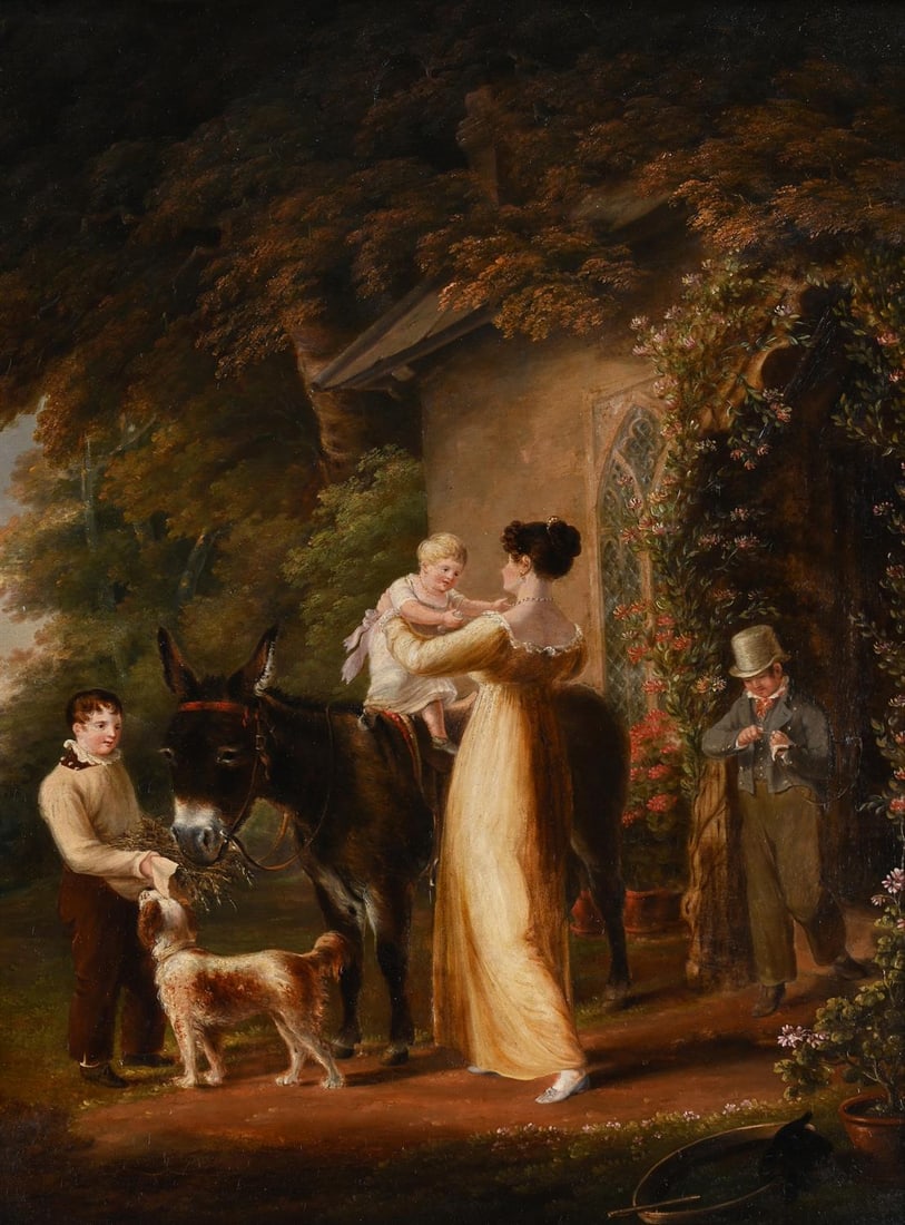 J. DE FLEURY (BRITISH 18TH/19TH CENTURY), YOUTHFUL PASTIME (1 of 3)