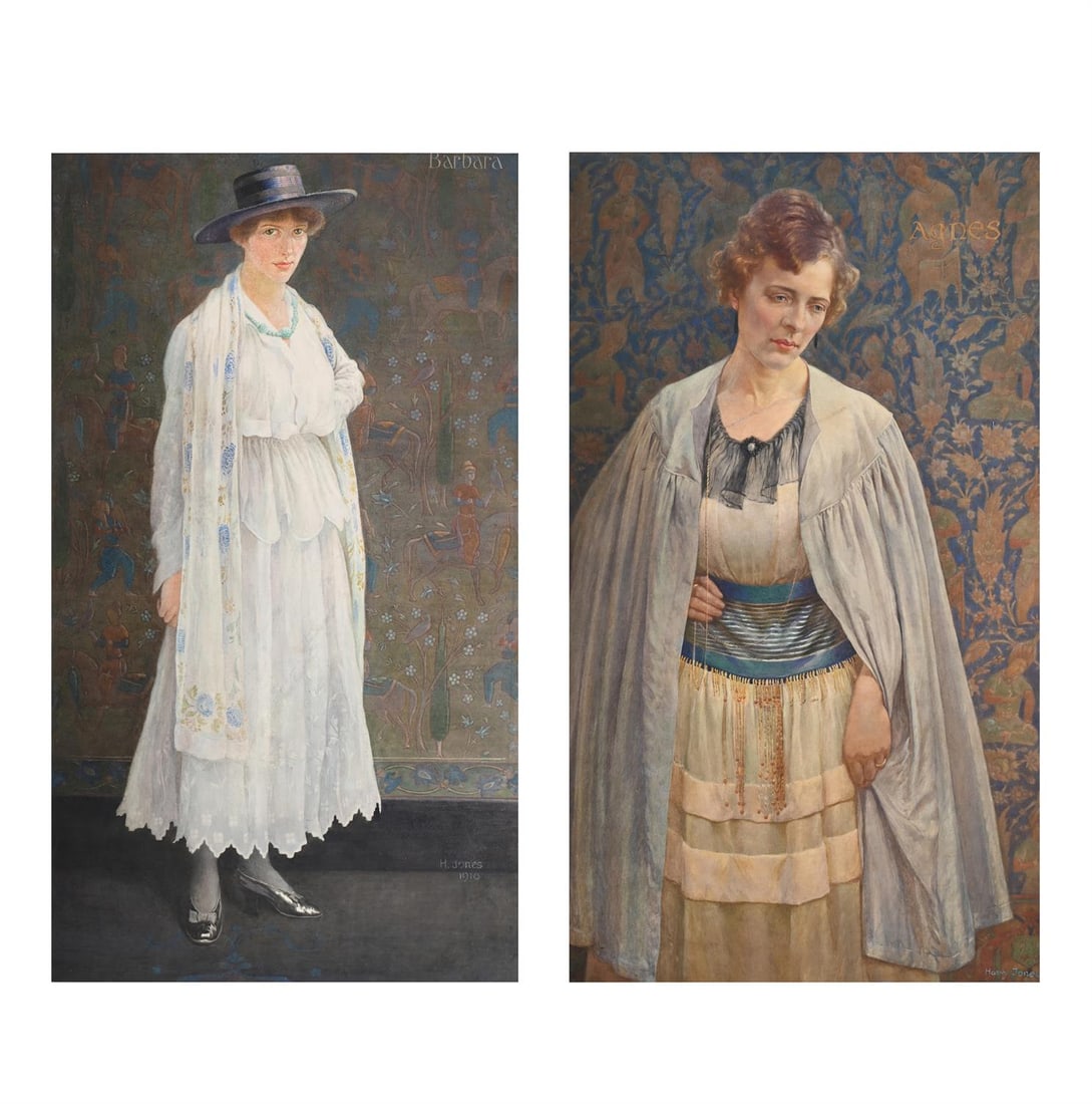 HARRY E JONES (BRITISH EXH. 1882 - 1916), AGNES; BARBARA (2) (1 of 7)