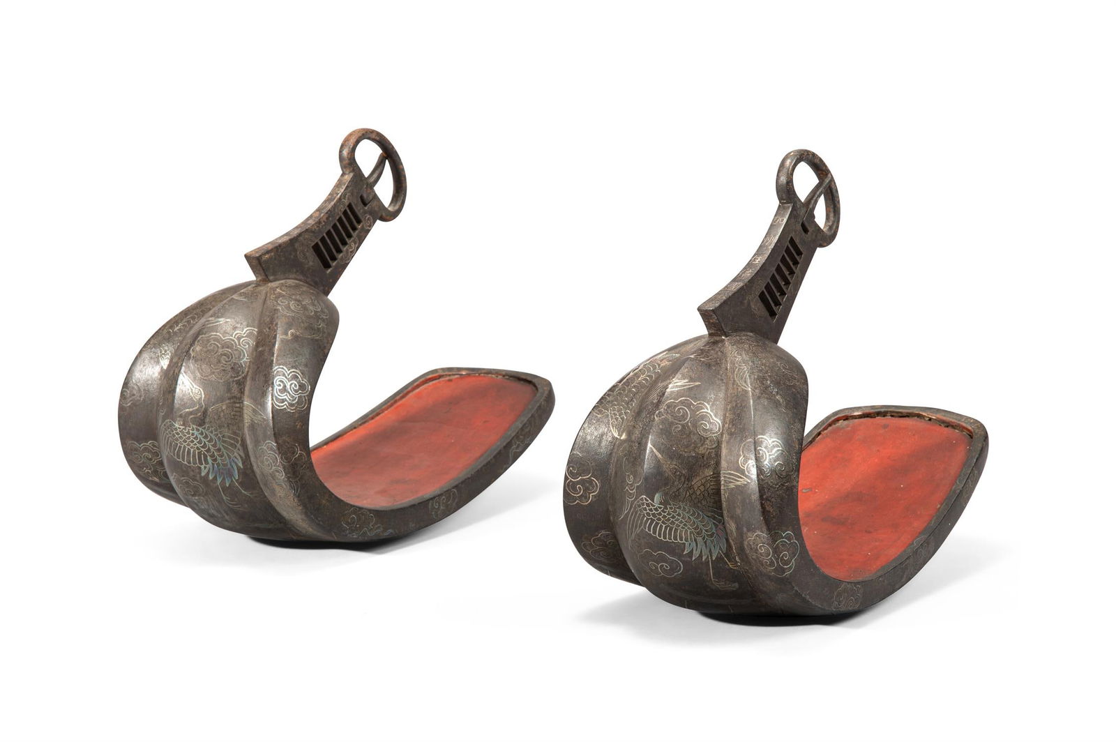 ‡ A pair of abumi [stirrups], Edo period (1 of 4)