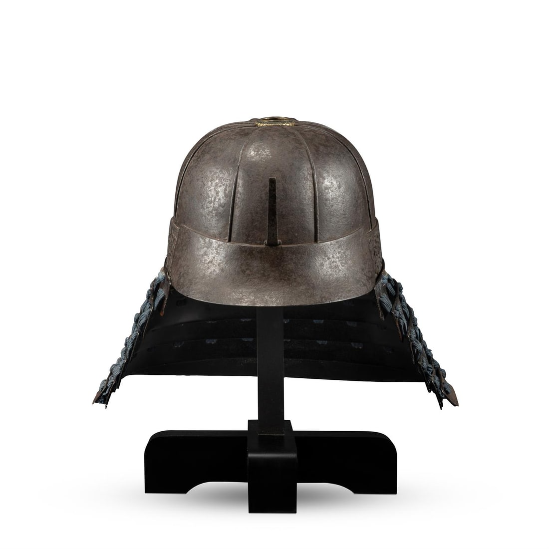 ‡ An eight-plate iron kabuto [helmet] and mempo [face mask], Momoyama period (1 of 4)
