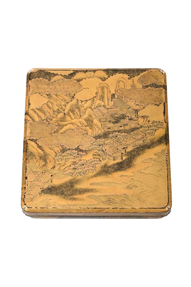 ‡ A suzuribako [writing box], Edo period (1 of 3)